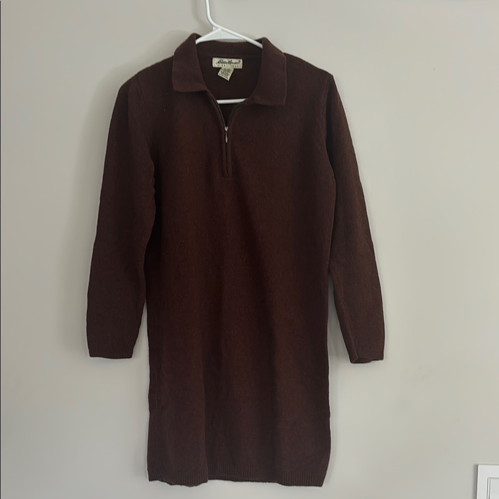 Vintage 100% Wool Sweater Dress